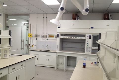 上海環(huán)保監(jiān)測實(shí)驗(yàn)室設(shè)計施工案例