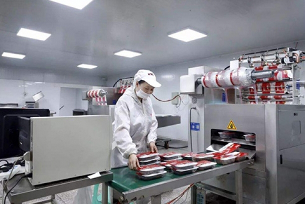 食品廠凈化車間中的細節